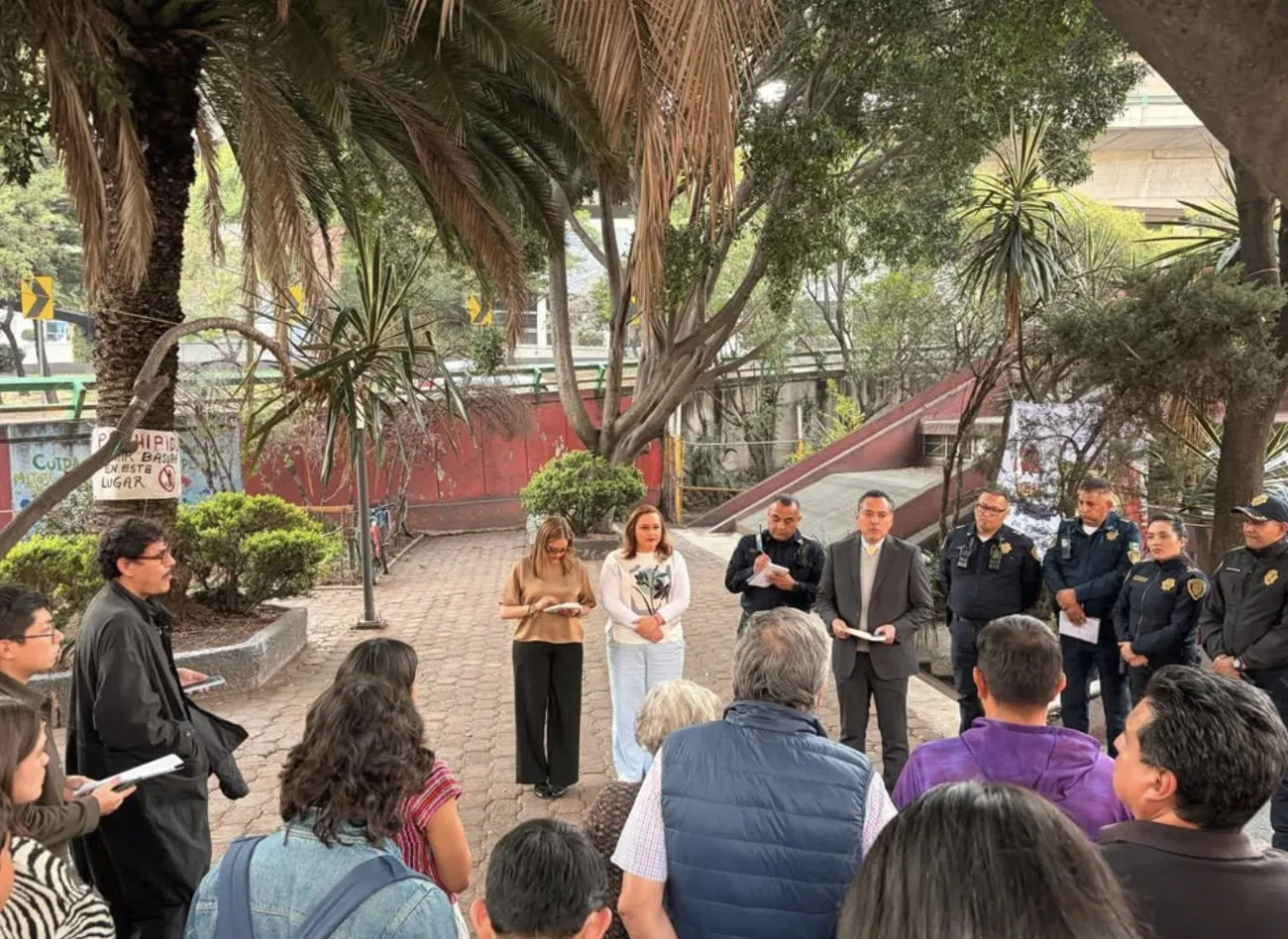 Recorrido en territorio en Cuajimalpa