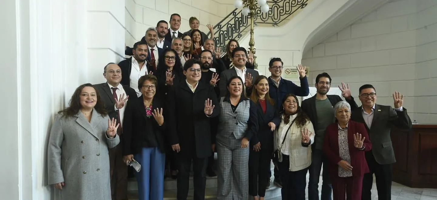 Diputadas y diputados del Grupo Parlamentario de Morena en el Congreso de la Ciudad de México